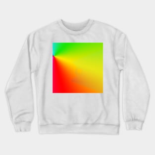 blue yellow red green abstract texture Crewneck Sweatshirt